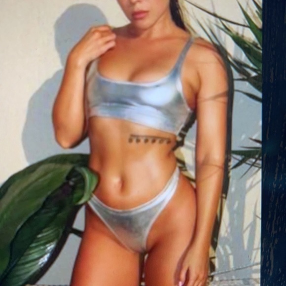 LAINA Rauma Ocean Teal High Jump Kini Set Bikini - Picture 15 of 15